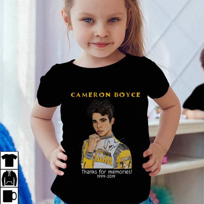 Cameron Boyce thank for memories 1999-2019 signature shirt Cameron Boyce thank for memories 1999 2019 signature shirt 4 - Cameron Boyce thank for memories 1999-2019 signature shirt