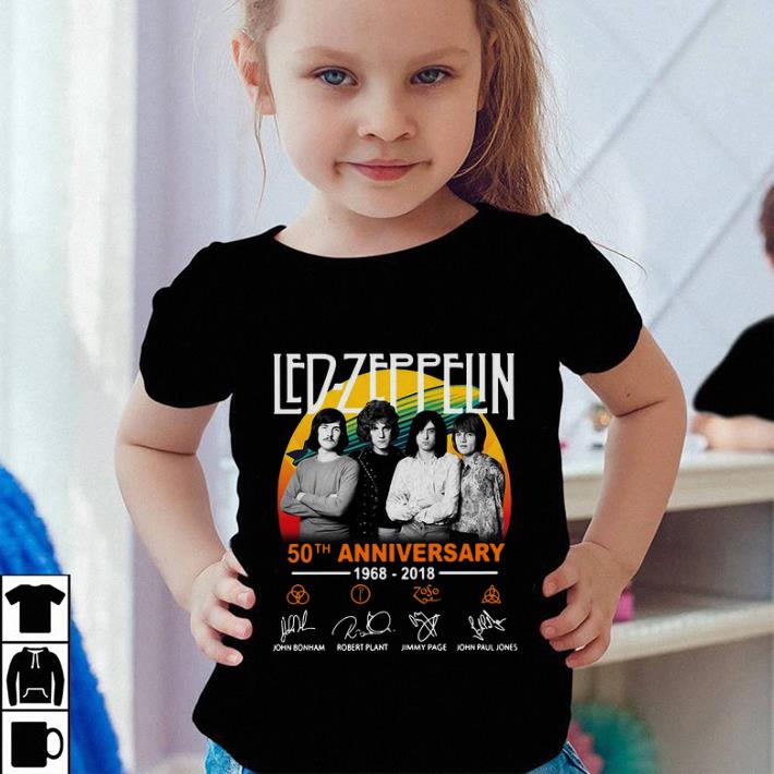 Led Zeppelin 50th anniversary signatures shirt 4 - Led Zeppelin 50th anniversary signatures shirt