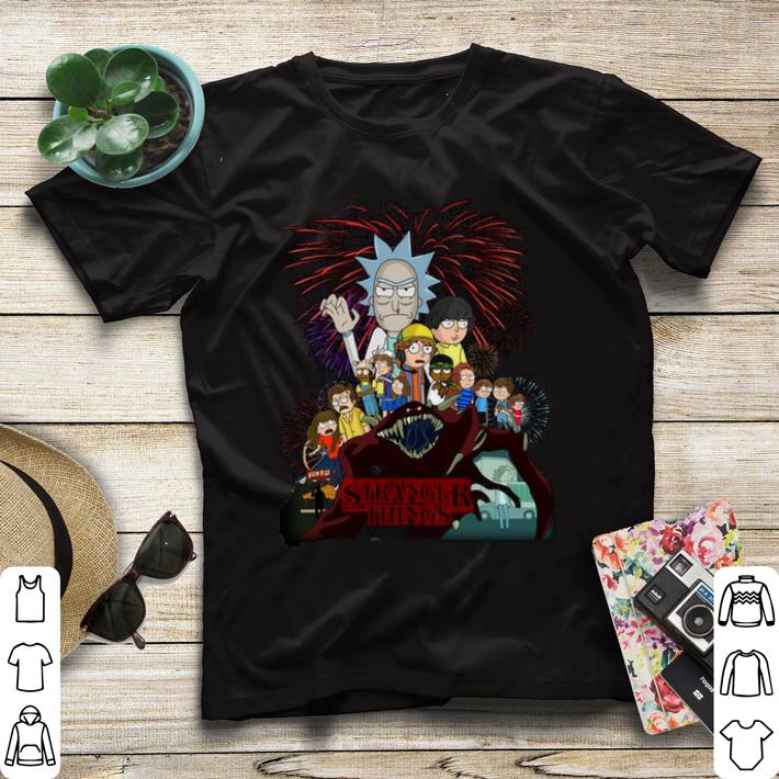 Morty and Rick version Stranger Things shirt 4 - Morty and Rick version Stranger Things shirt
