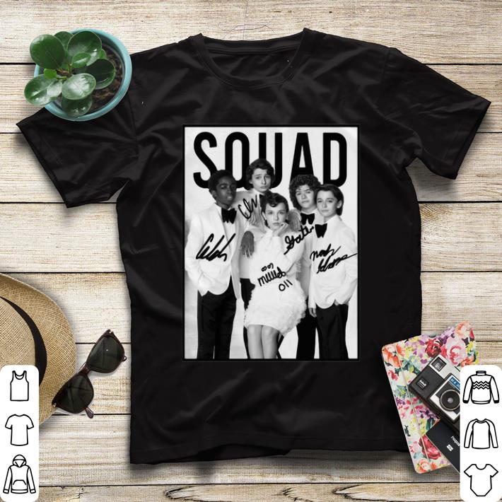 Squad Stranger Things 3 signatures Stranger Things shirt 4 - Squad Stranger Things 3 signatures Stranger Things shirt