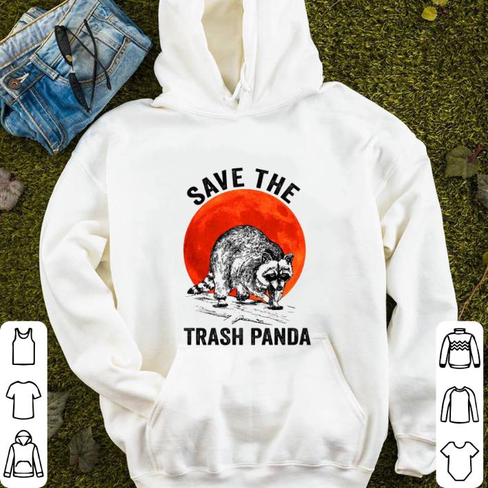 Raccoon Save the trash panda sunset shirt sweater 4 - Raccoon Save the trash panda sunset shirt sweater