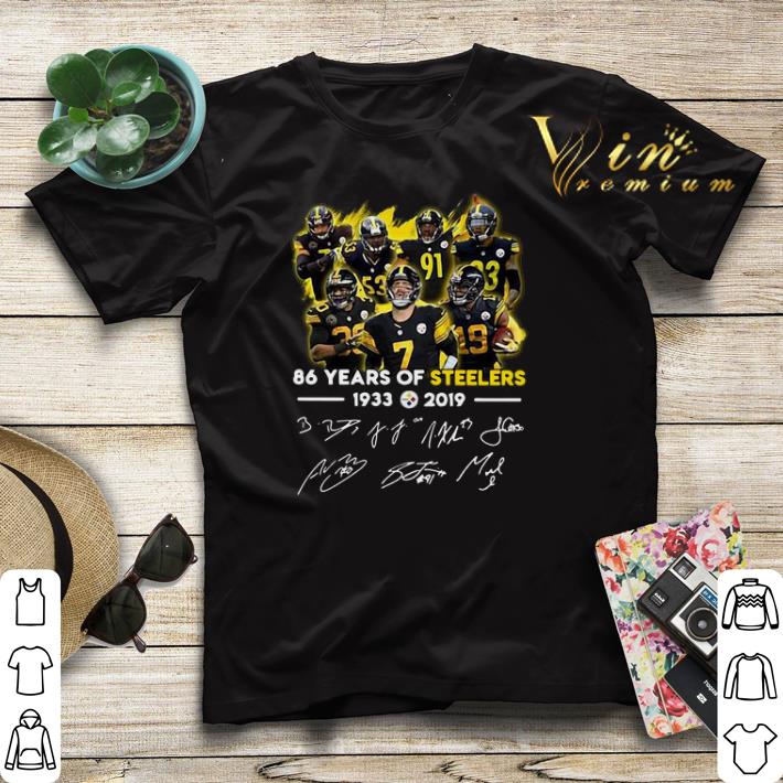 Signatures 86 Years of Steelers 1933-2019 shirt Signatures 86 Years of Steelers 1933 2019 shirt 4 - Signatures 86 Years of Steelers 1933-2019 shirt