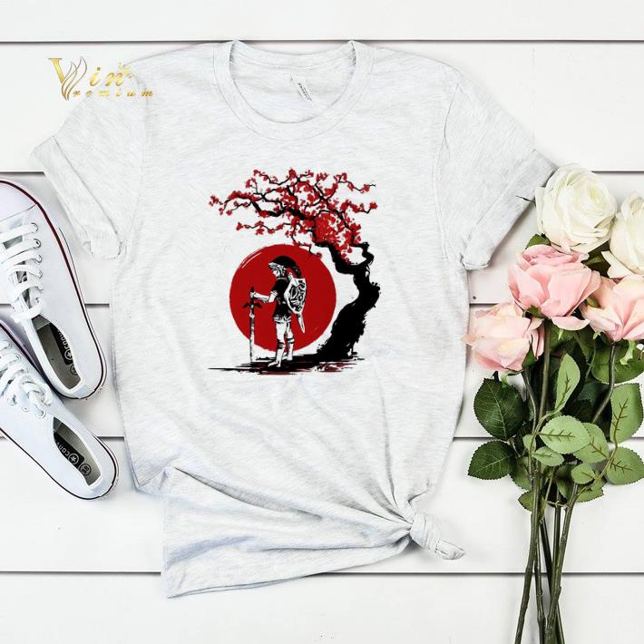 The Legend of Zelda under the sun cherry blossom shirt sweater The Legend of Zelda under the sun cherry blossom shirt sweater 4 - The Legend of Zelda under the sun cherry blossom shirt sweater