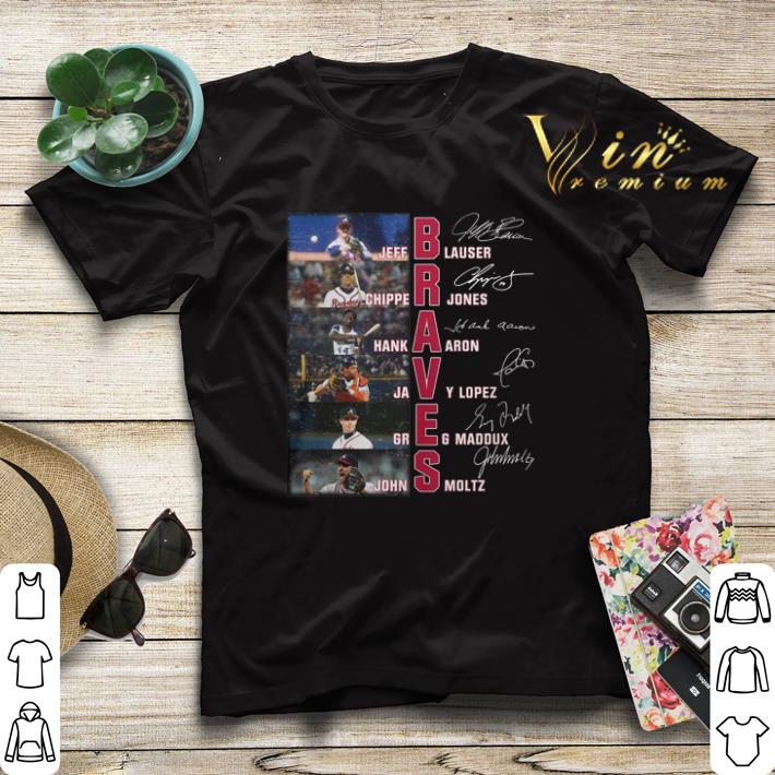 Atlanta Braves Jeff Blauser Chipper Jones Hank Aaron Javy Lopez shirt sweater 4 - Atlanta Braves Jeff Blauser Chipper Jones Hank Aaron Javy Lopez shirt sweater
