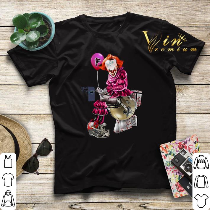 Atlanta Falcons Panthers Toilet New Orleans Saints Pennywise shirt Atlanta Falcons Panthers Toilet New Orleans Saints Pennywise shirt 4 - Atlanta Falcons Panthers Toilet New Orleans Saints Pennywise shirt