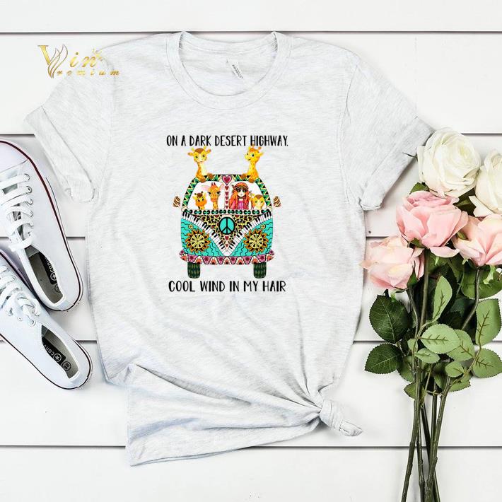Hippie bus giraffe on a dark desert highway cool wind in my hair shirt sweater 4 - Hippie bus giraffe on a dark desert highway cool wind in my hair shirt sweater