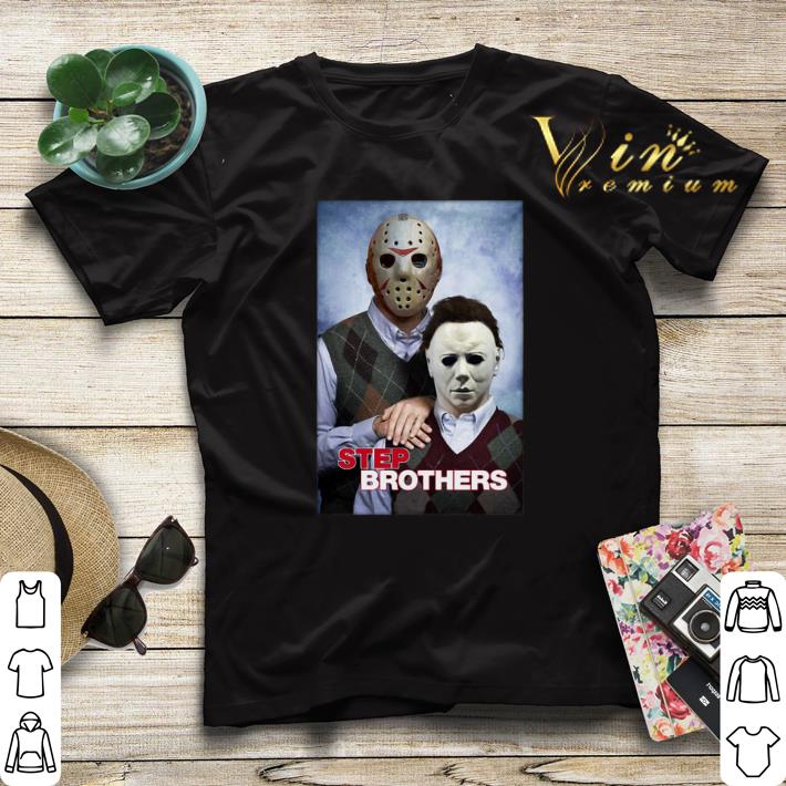 Jason Voorhees and Michael Myers step brothers shirt sweater Jason Voorhees and Michael Myers step brothers shirt sweater 4 - Jason Voorhees and Michael Myers step brothers shirt sweater