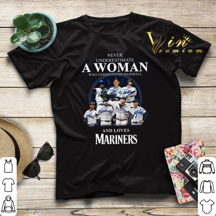 Never underestimate a woman who understands baseball Mariners shirt sweater 4 - Never underestimate a woman who understands baseball Mariners shirt sweater