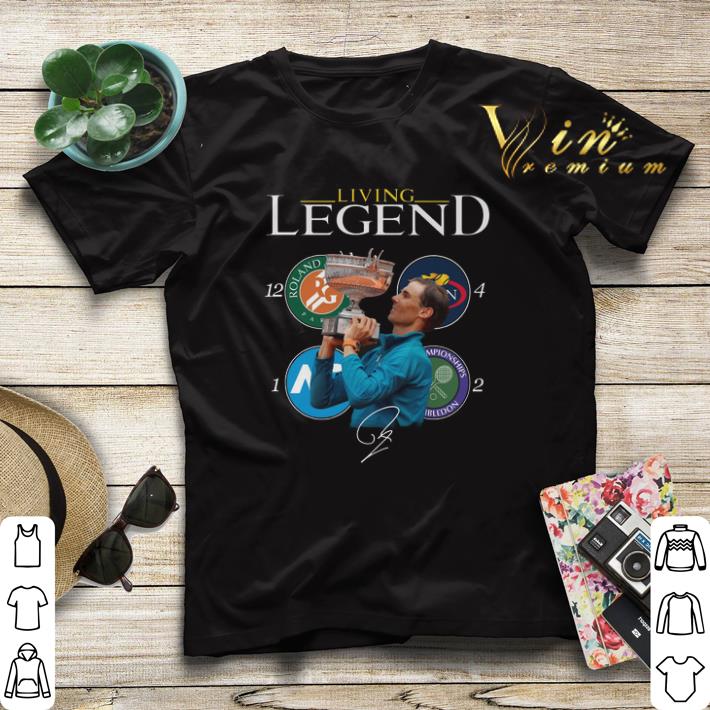 Signature Rafael Nadal living legend 18 Grand Slam shirt 4 - Signature Rafael Nadal living legend 18 Grand Slam shirt