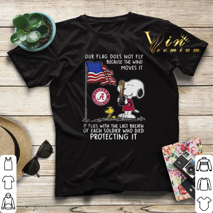 Snoopy Alabama our flag does not fly because the wind moves it shirt sweater 4 - Snoopy Alabama our flag does not fly because the wind moves it shirt sweater
