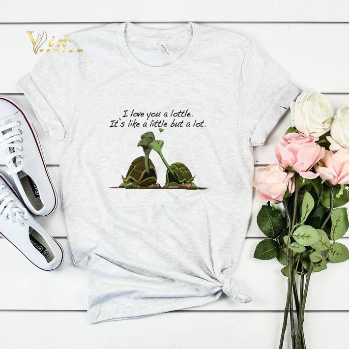 Turtles i love you a lottle it s like a little but a lot shirt sweater 4 - Turtles i love you a lottle it's like a little but a lot shirt sweater