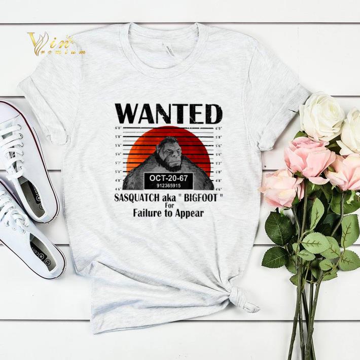 Wanted sasquatch aka bigfoot for failure to appear sunset shirt sweater 4 - Wanted sasquatch aka bigfoot for failure to appear sunset shirt sweater