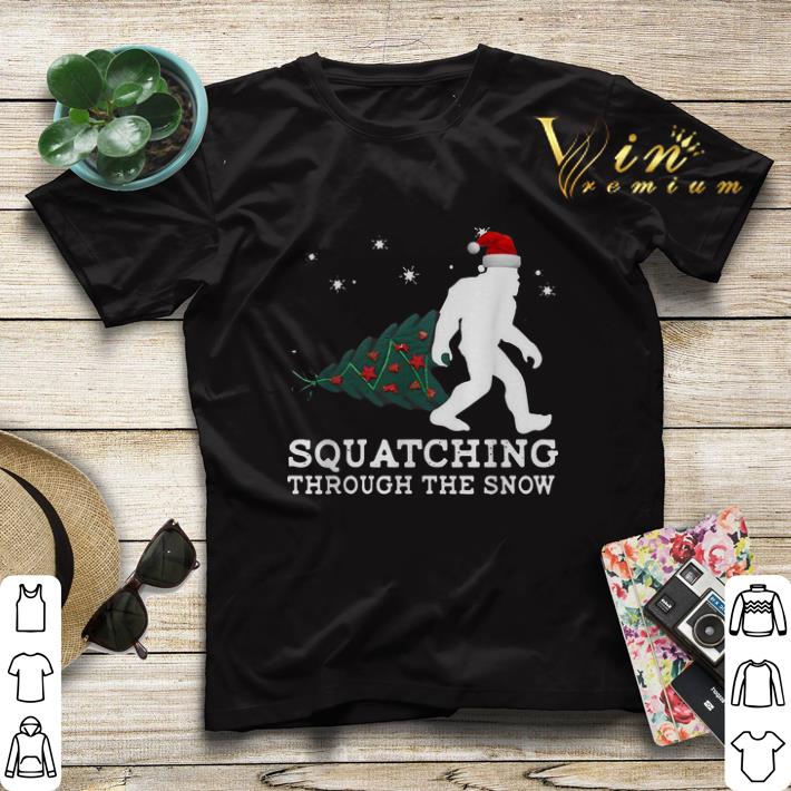 Bigfoot Santa Squatching through the snow Christmas shirt sweater Bigfoot Santa Squatching through the snow Christmas shirt sweater 4 - Bigfoot Santa Squatching through the snow Christmas shirt sweater