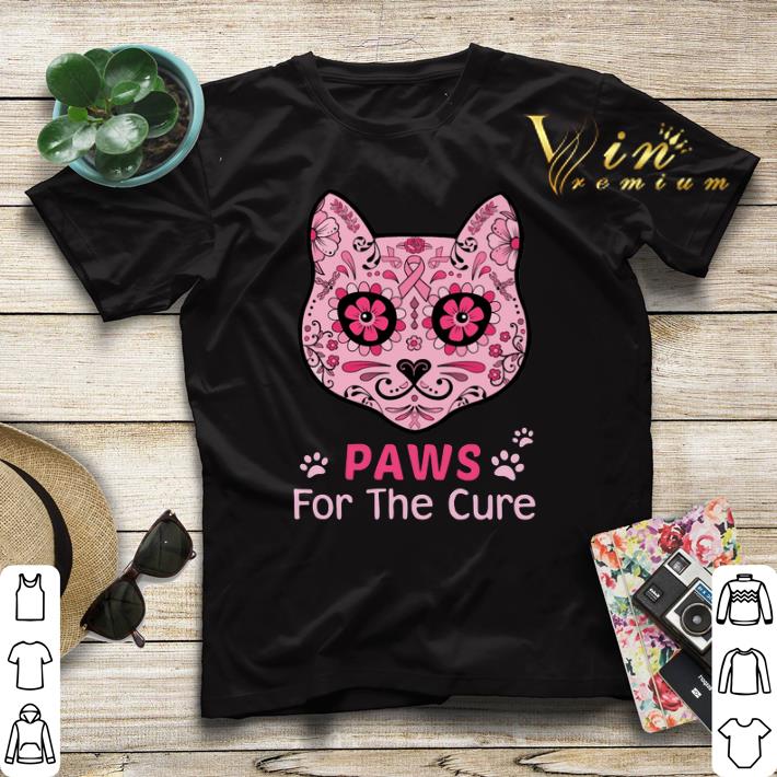 Cat Paws for the cure Breast Cancer Awareness shirt sweater Cat Paws for the cure Breast Cancer Awareness shirt sweater 4 - Cat Paws for the cure Breast Cancer Awareness shirt sweater