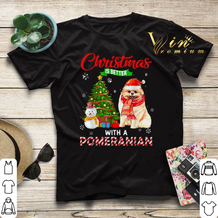 Christmas is better with a Pomeranian shirt sweater 4 - Christmas is better with a Pomeranian shirt sweater