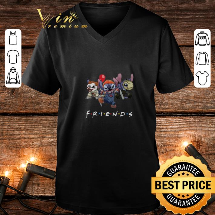 Friends Stitch Pennywise Chucky Jason Voorhees shirt Friends Stitch Pennywise Chucky Jason Voorhees shirt 4 - Friends Stitch Pennywise Chucky Jason Voorhees shirt