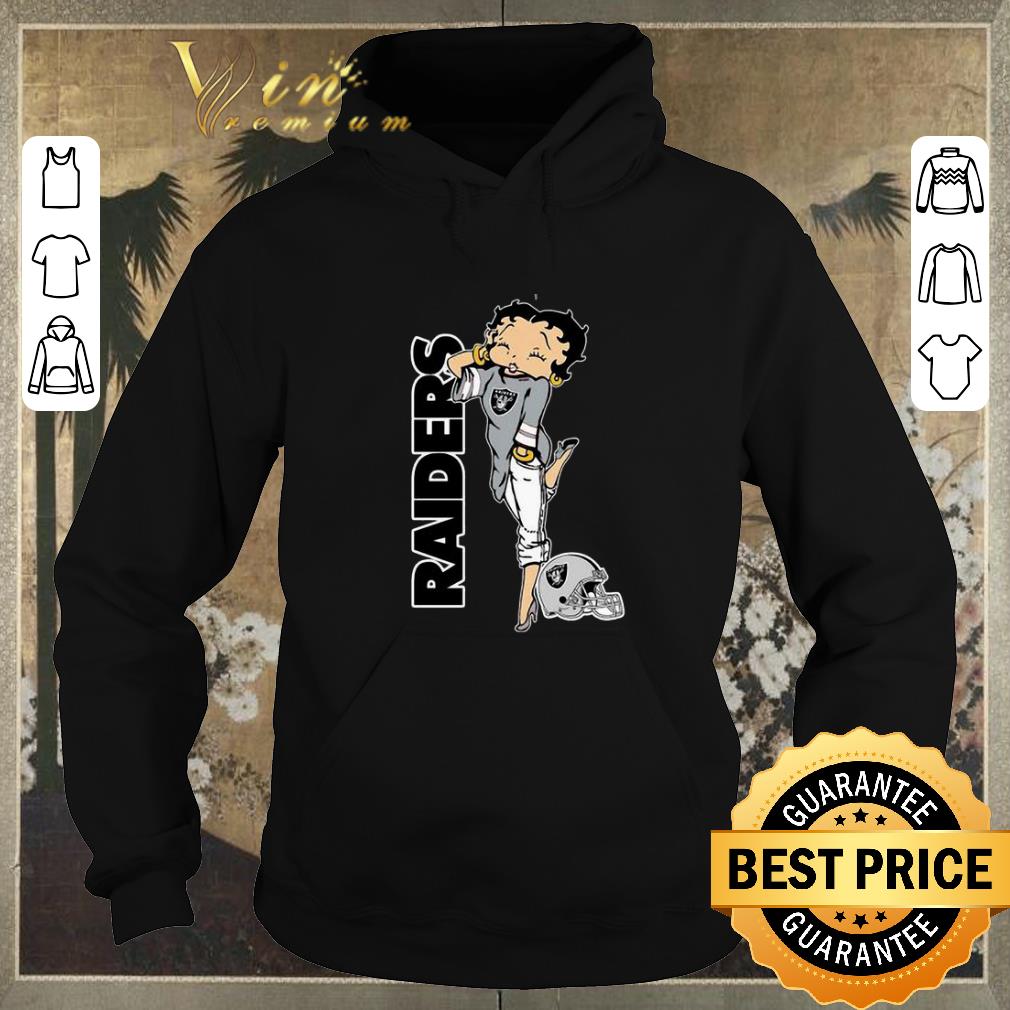 Funny Betty Boop Oakland Raiders shirt 4 1 - Funny Betty Boop Oakland Raiders shirt