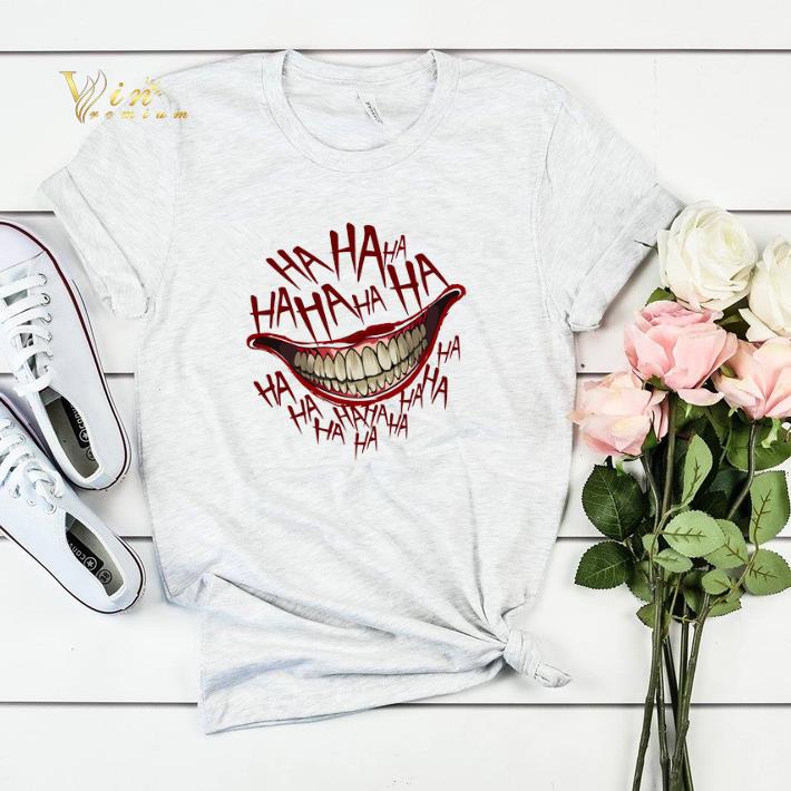 Hahaha Joker Smile shirt sweater Hahaha Joker Smile shirt sweater 4 - Hahaha Joker Smile shirt sweater