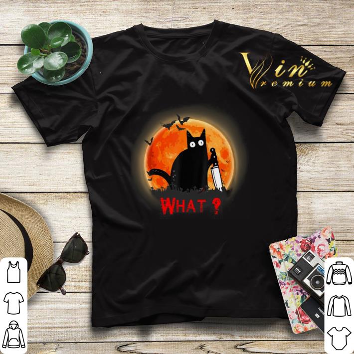Halloween Black cat what sunset shirt Halloween Black cat what sunset shirt 4 - Halloween Black cat what sunset shirt