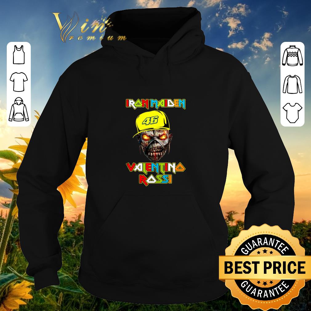 Hot Iron Maiden Valentino Rossi 46 shirt sweater 4 - Hot Iron Maiden Valentino Rossi 46 shirt sweater
