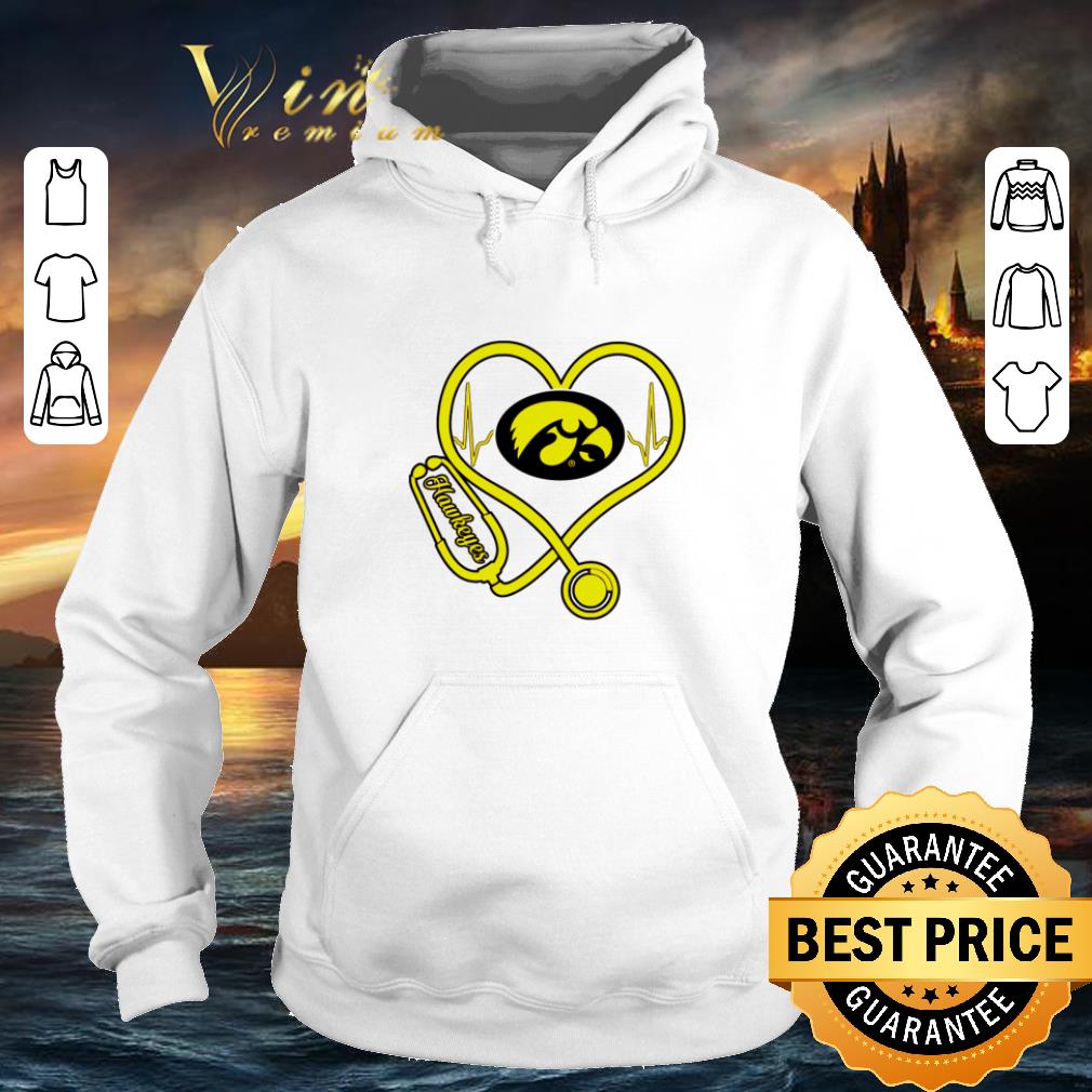 Official Heartbeat love Lowa Hawkeyes nurse shirt Official Heartbeat love Lowa Hawkeyes nurse shirt 4 - Official Heartbeat love Lowa Hawkeyes nurse shirt