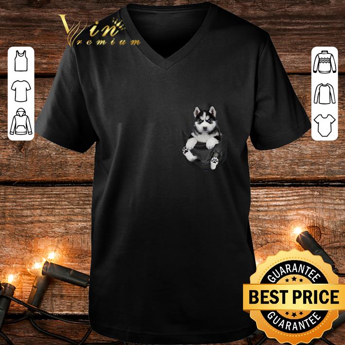 Official Husky in tiny pocket shirt 4 - Official Husky in tiny pocket shirt