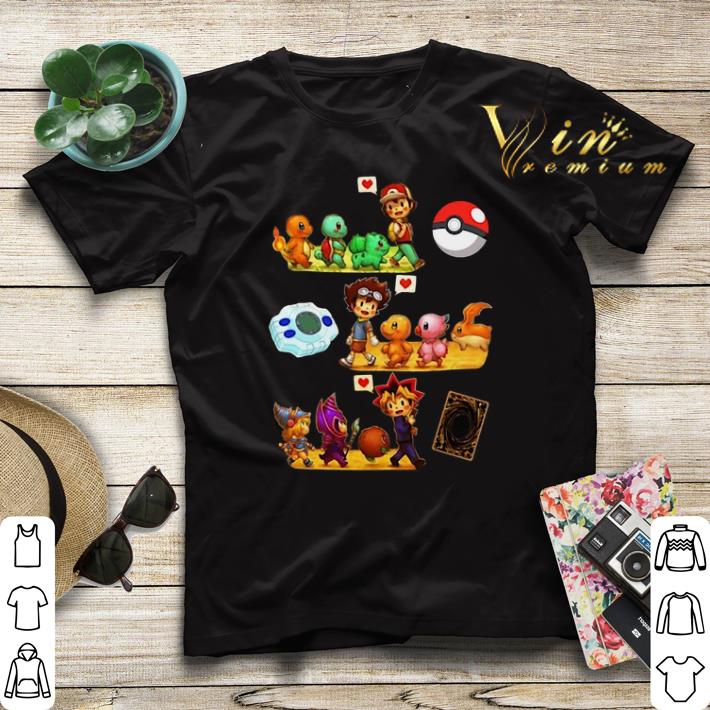 Satoshi Pokemon Digimon Yugioh Childhood shirt sweater Satoshi Pokemon Digimon Yugioh Childhood shirt sweater 4 - Satoshi Pokemon Digimon Yugioh Childhood shirt sweater