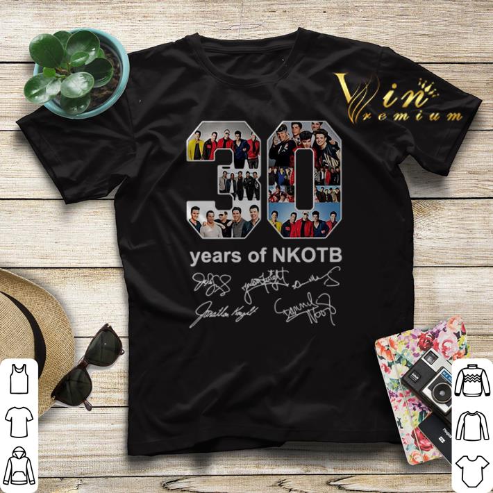 Signatures 30 years of NKOTB New Kids On The Block shirt 4 - Signatures 30 years of NKOTB New Kids On The Block shirt