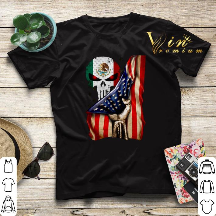 Skull 4th Of July independence day Mexico United States shirt sweater 4 - Skull 4th Of July independence day Mexico United States shirt sweater