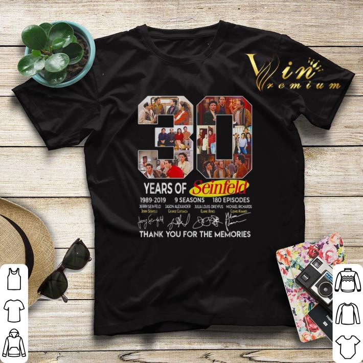 Thank you for the memories 30 years of Seinfeld 1989 2019 shirt 4 - Thank you for the memories 30 years of Seinfeld 1989-2019 shirt