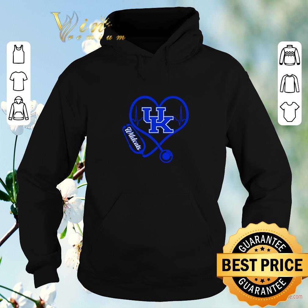 Top Heartbeat love Kentucky Wildcats nurse shirt sweater 4 - Top Heartbeat love Kentucky Wildcats nurse shirt sweater
