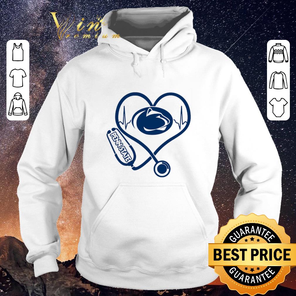 Top Stethoscope Penn State Nittany Lions heart nurse shirt sweater 4 - Top Stethoscope Penn State Nittany Lions heart nurse shirt sweater