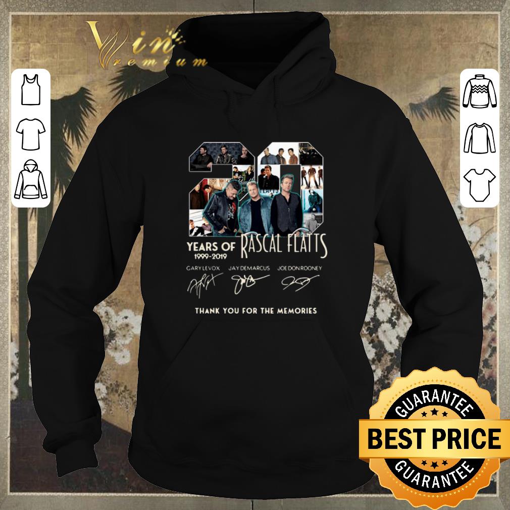 Top Thank you for the memories 20 Years of Rascal Flatts 1999 2019 shirt 4 - Top Thank you for the memories 20 Years of Rascal Flatts 1999-2019 shirt