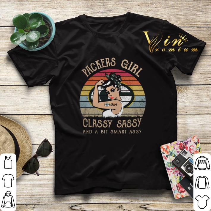 Vintage Green Bay Packers girl classy sassy and a bit smart assy shirt 4 1 - Vintage Green Bay Packers girl classy sassy and a bit smart assy shirt