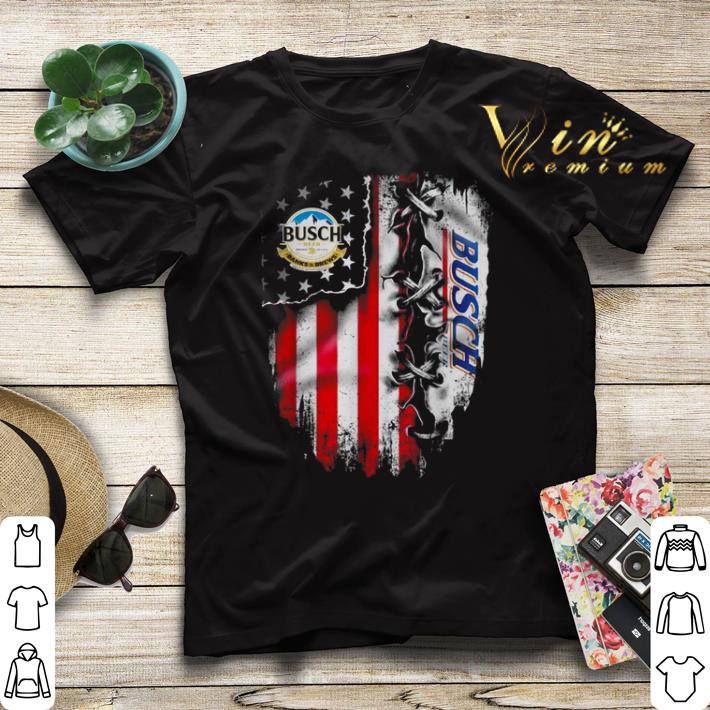 American flag Busch Light inside shirt 4 - American flag Busch Light inside shirt