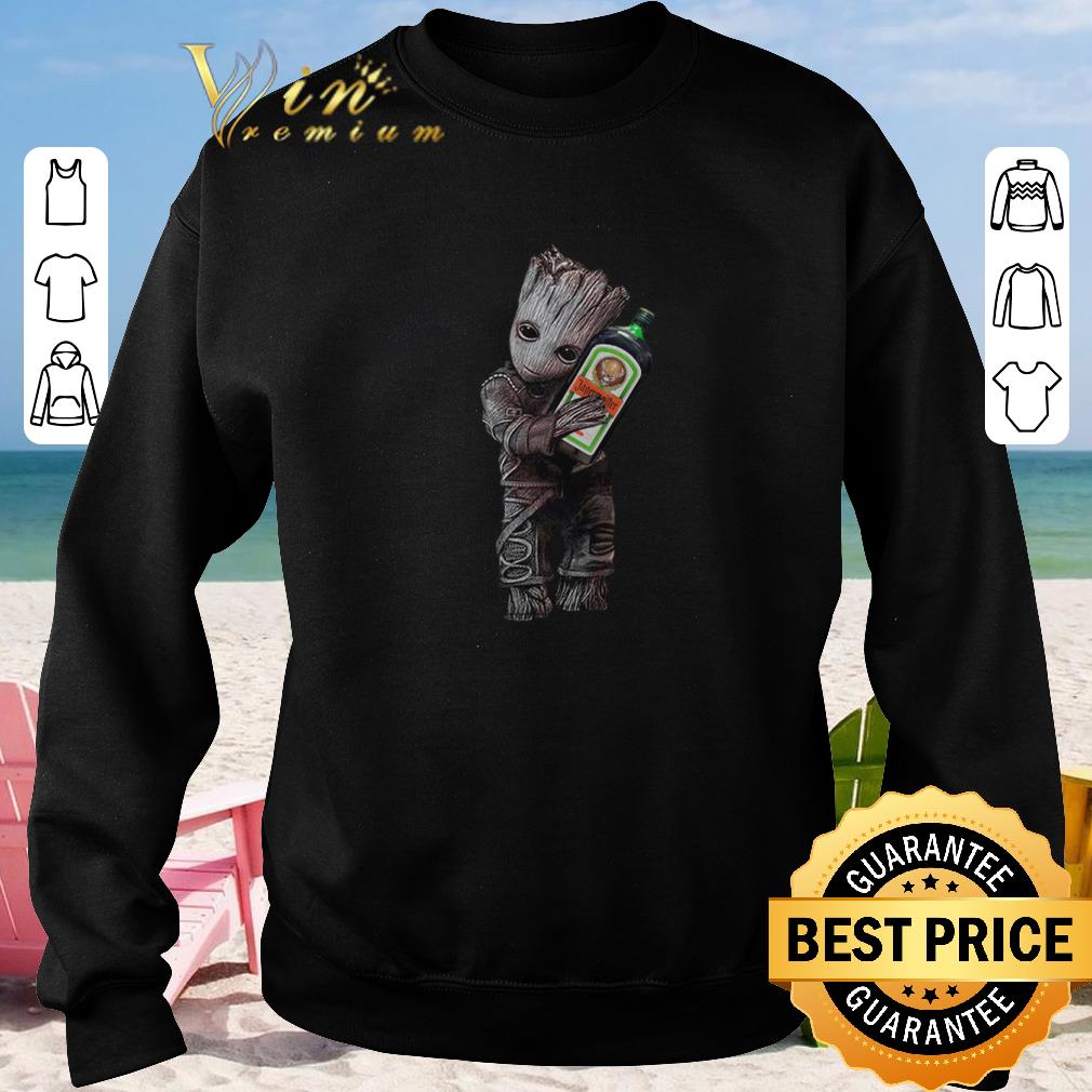 Awesome Baby Groot hug Jagermeister shirt sweater 4 - Awesome Baby Groot hug Jagermeister shirt sweater