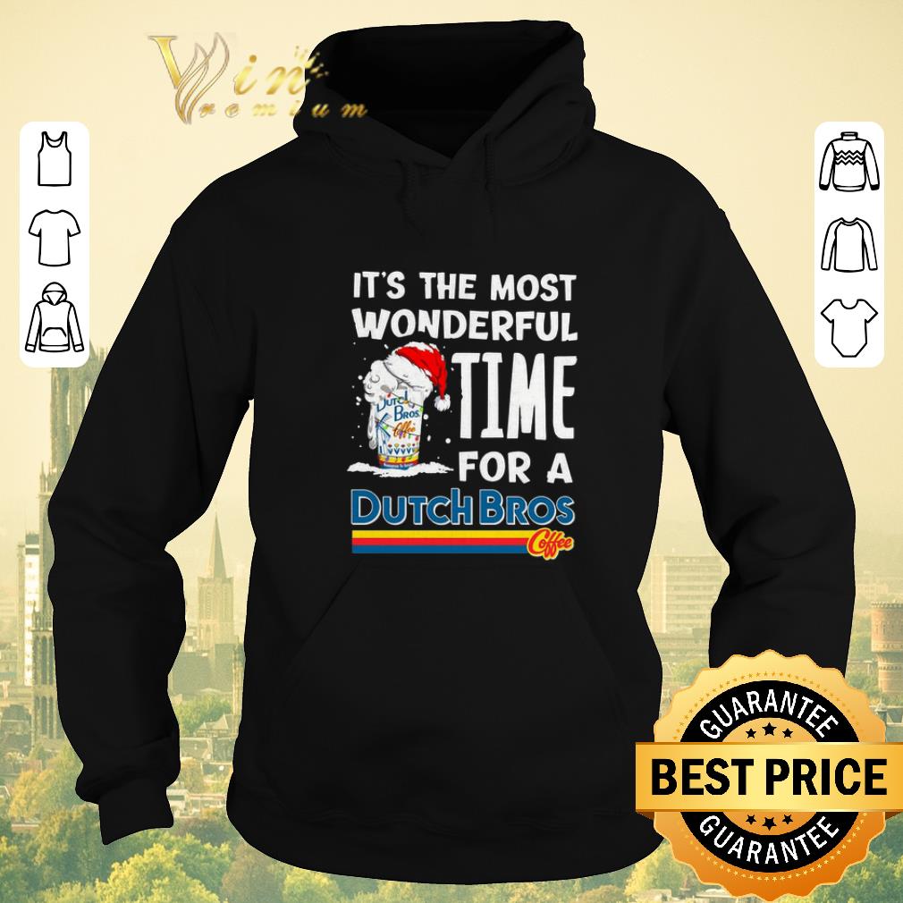 Awesome It s the most wonderful time for a Dutch Bros Coffee shirt sweater 4 - Awesome It's the most wonderful time for a Dutch Bros Coffee shirt sweater