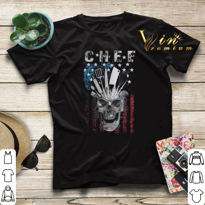 Chef skull american flag veteran shirt sweater 4 - Chef skull american flag veteran shirt sweater