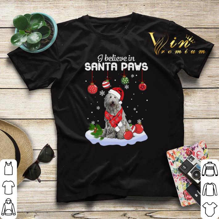 Christmas Komondor i believe in Santa paws shirt Christmas Komondor i believe in Santa paws shirt 4 - Christmas Komondor i believe in Santa paws shirt