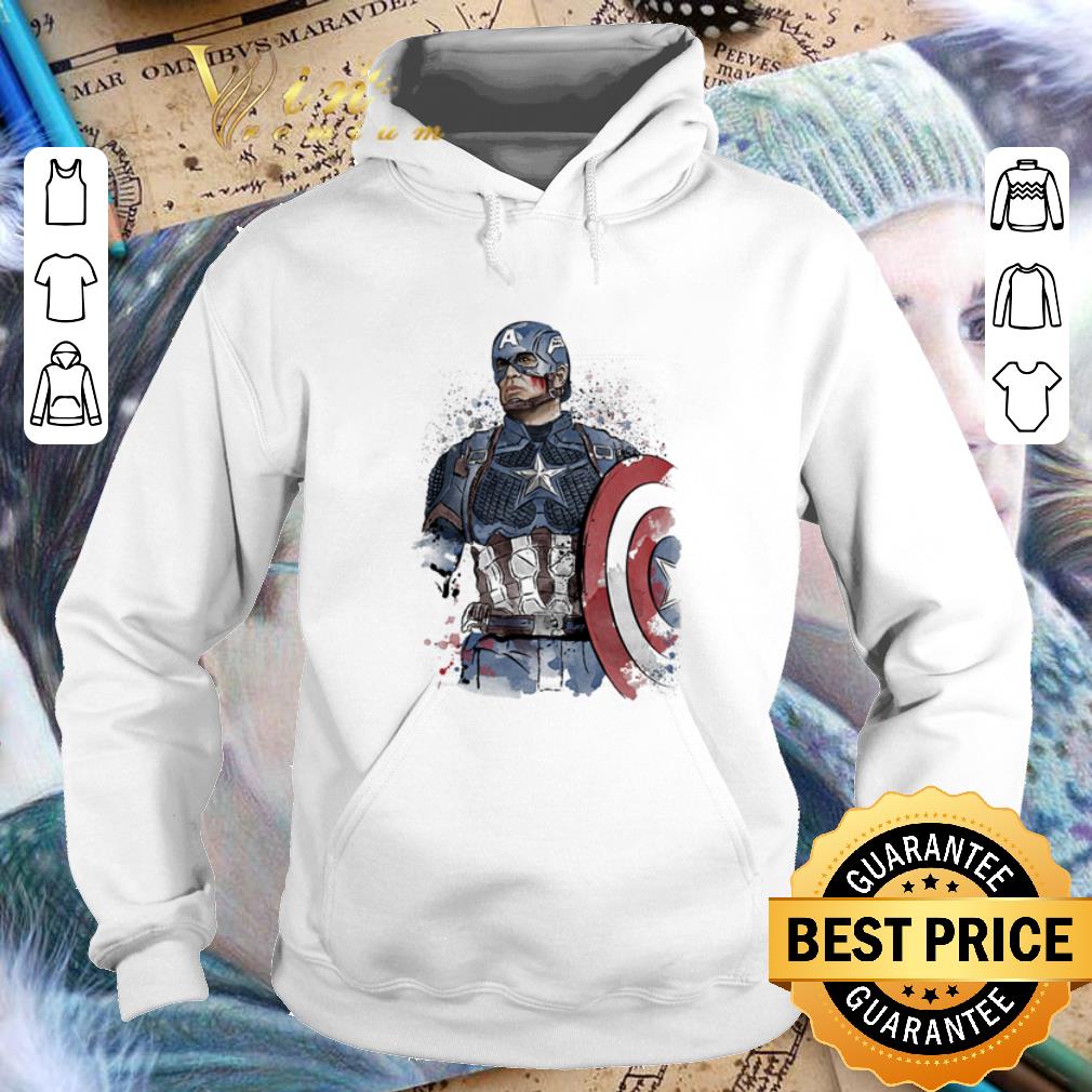 Cool Captain America watercolor shirt 4 - Cool Captain America watercolor shirt