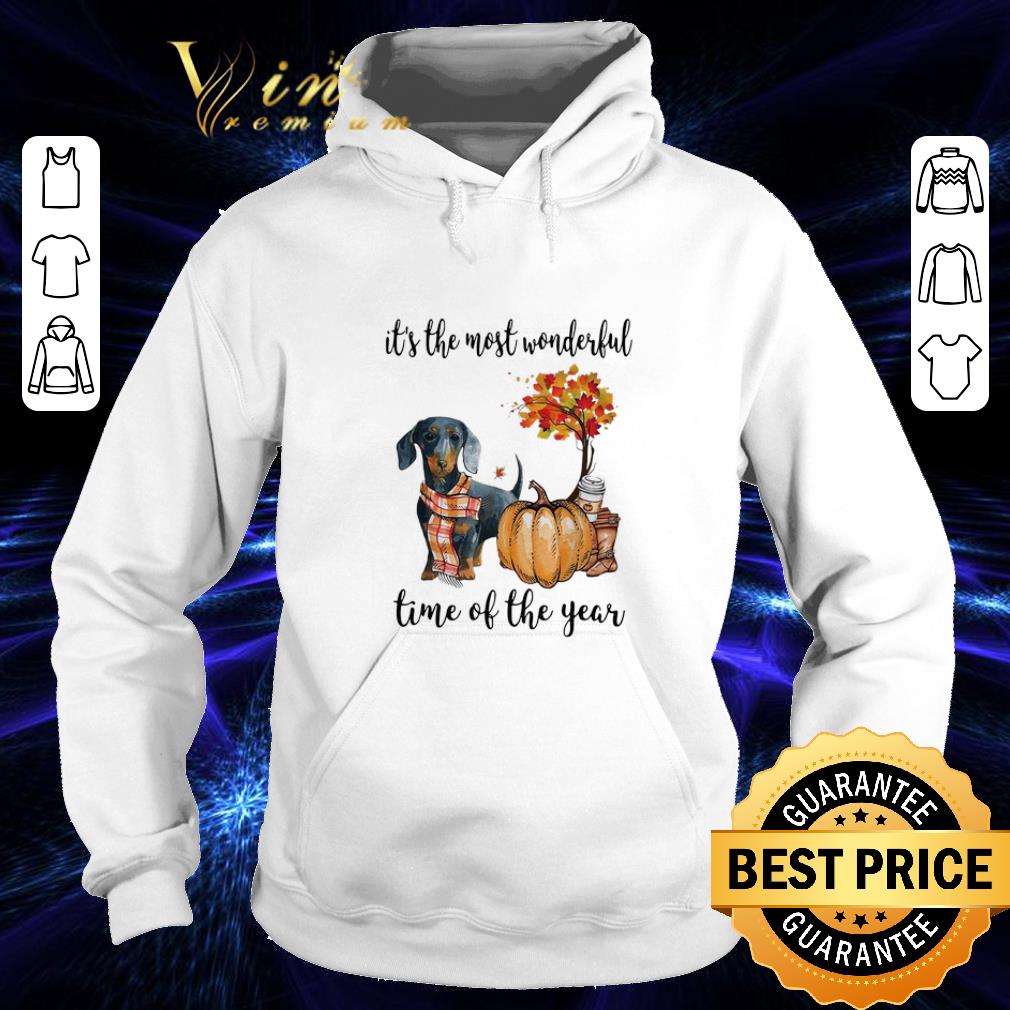 Cool Dachshund it s the most wonderful time of the year shirt 4 - Cool Dachshund it's the most wonderful time of the year shirt