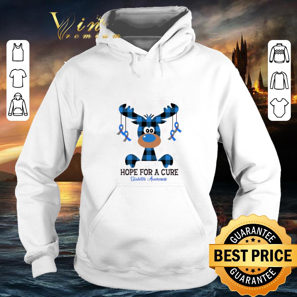 Cool Reindeer hope for a cure Diabetes Awareness Christmas shirt Cool Reindeer hope for a cure Diabetes Awareness Christmas shirt 4 - Cool Reindeer hope for a cure Diabetes Awareness Christmas shirt