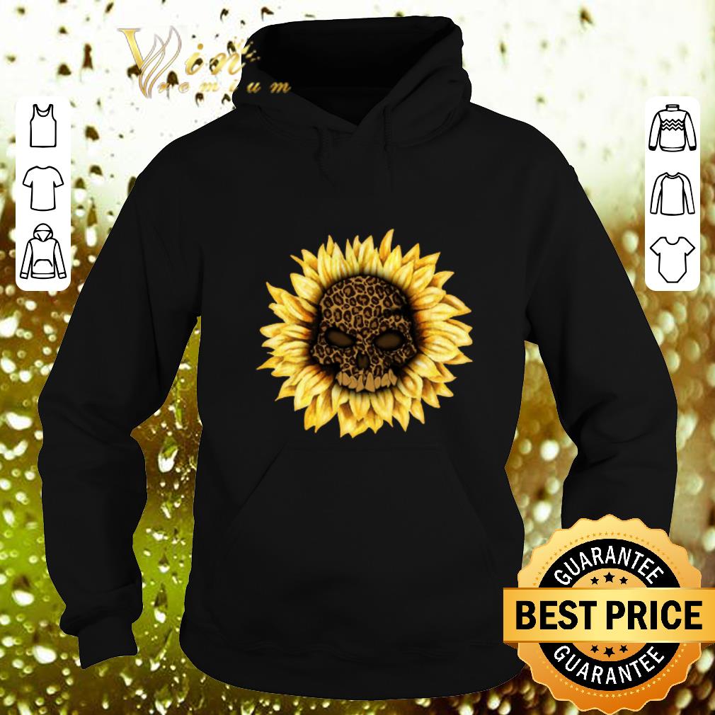 Cool Skull Sunflower Leopard shirt 4 - Cool Skull Sunflower Leopard shirt