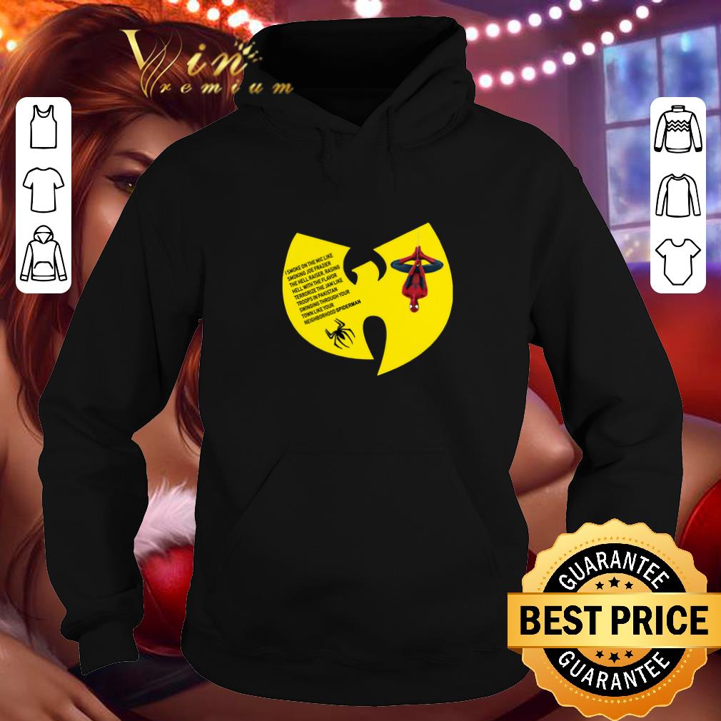 Cool Wu Tang Clan Neighborhood Spiderman shirt 4 1 - Cool Wu-Tang Clan Neighborhood Spiderman shirt