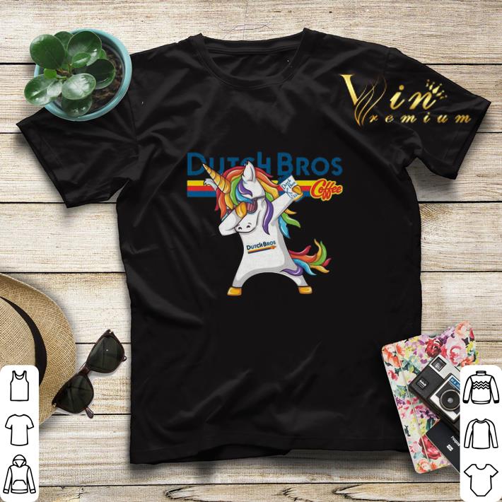 Dabbing unicorn Dutch Bros Coffee shirt sweater 4 - Dabbing unicorn Dutch Bros Coffee shirt sweater