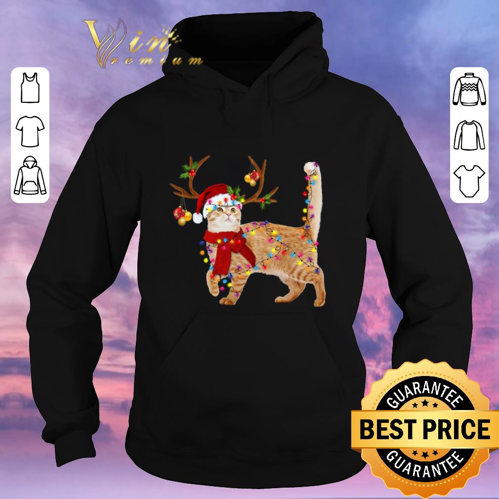 Funny Christmas Cat gorgeous reindeer shirt 4 - Funny Christmas Cat gorgeous reindeer shirt