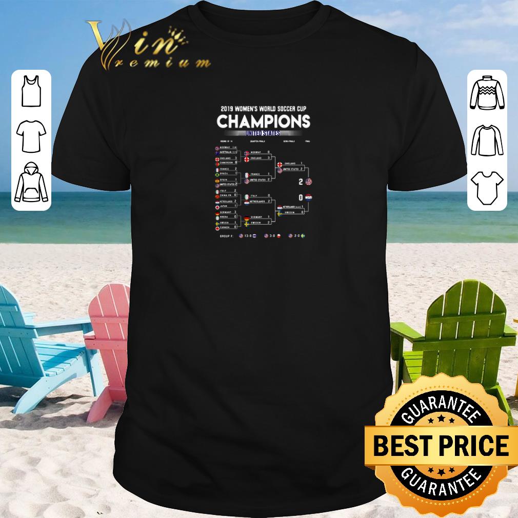 Funny List 2019 Women s World Soccer Cup Champions United States shirt sweater 2019 1 - Funny List 2019 Women's World Soccer Cup Champions United States shirt sweater 2019