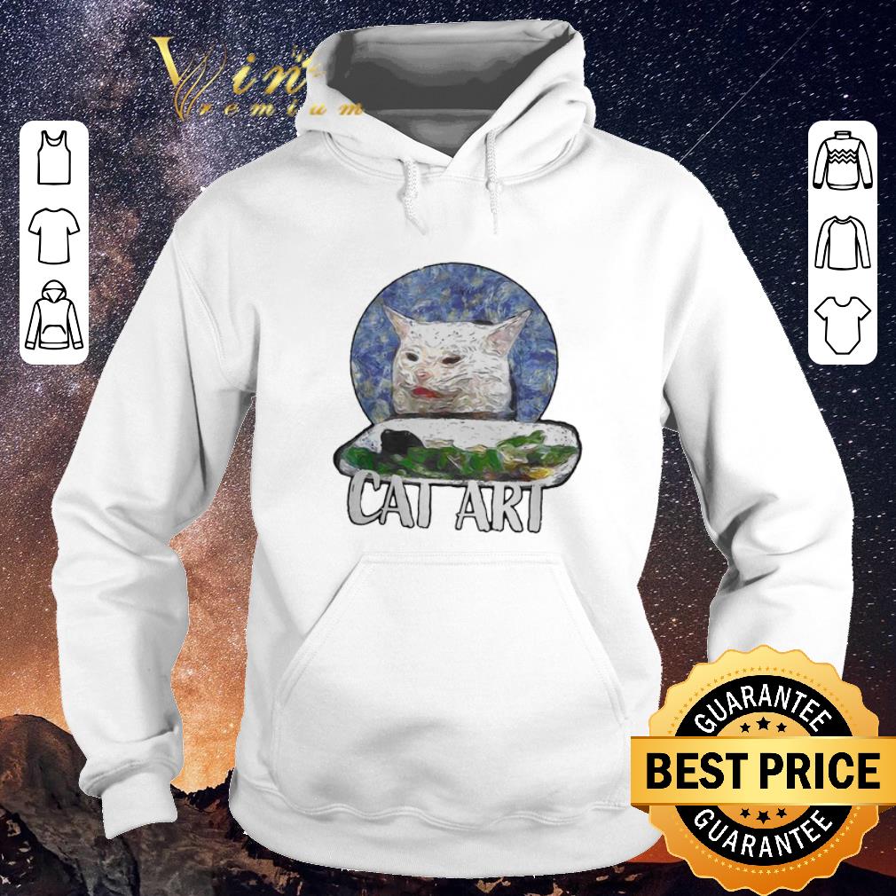 Hot Angry Yelling At Confused Cat At Dinner Table Meme 2020 shirt sweater 4 - Hot Angry Yelling At Confused Cat At Dinner Table Meme 2020 shirt sweater