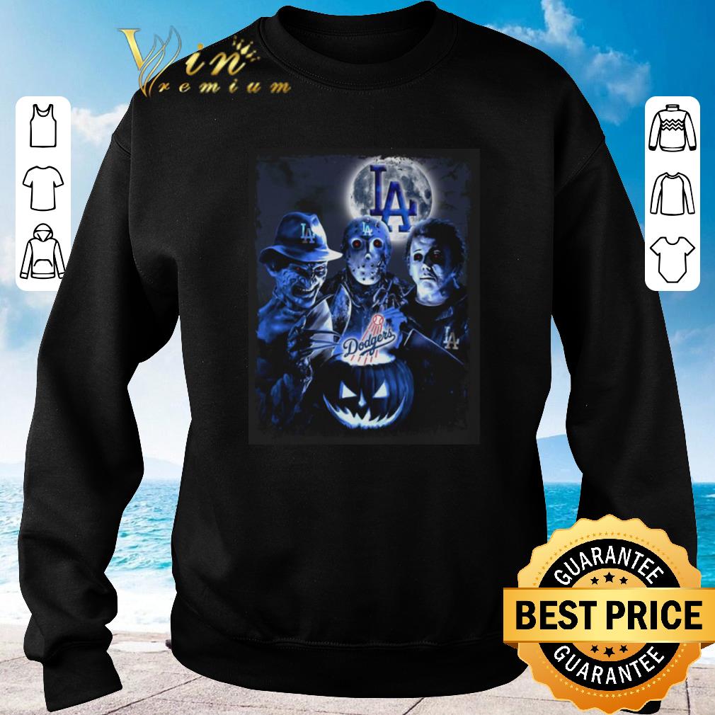 Hot Los Angeles Dodgers Horror film characters shirt 2020 4 - Hot Los Angeles Dodgers Horror film characters shirt 2020