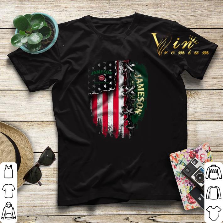 Jameson Irish Whiskey inside American flag shirt Jameson Irish Whiskey inside American flag shirt 4 - Jameson Irish Whiskey inside American flag shirt